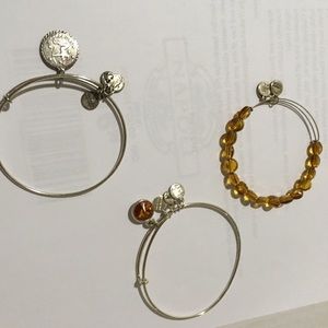 3 Alex & Ani November Bracelets